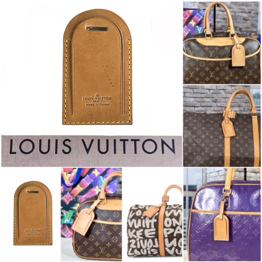 LOUIS VUITTON Vachetta Luggage Tag